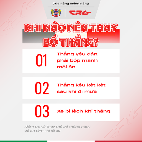 Bố Thắng Đĩa Má Phanh Đĩa Trước & Sau CRG CITY Gia Cường X20 Kim Loại Đồng