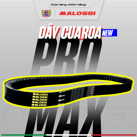 Dây curoa xe máy siêu bền Kevlar Pro Max Malossi Honda SH Vision Air Blade Vario Lead PCX Scoopy