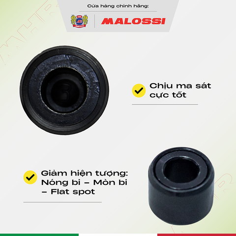 Bi nồi Air Blade 160 cao cấp gia cường sợi carbon Malossi Phiên bản màu đỏ