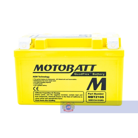 BÌNH MOTOBATT 10S (12V~8.6Ah) MTB-MBTZ10S