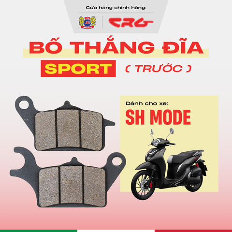 Bố Thắng Đĩa Phanh Ăn Chịu Nhiệt Cao CRG Sport X30 Kim Loại Đồng Cho Xe SH Mode Mới