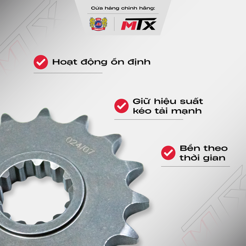Nhông tải thép cap cấp cho xe phân khối lớn