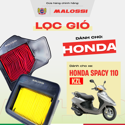 Lọc gió dầu xe máy Malossi cho xe Scapy i110 lọc bụi vượt trội chuẩn zin