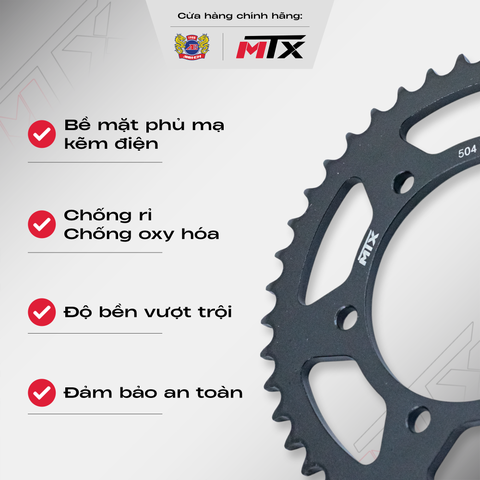 Dĩa tải thép cao cấp chống gỉ cho xe Phân khối lớn