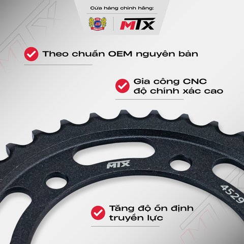 Dĩa tải thép cao cấp chống gỉ cho xe Phân khối lớn