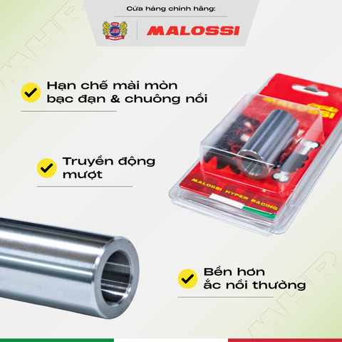 Ắc nồi Lead 125 thép cao cấp Malossi