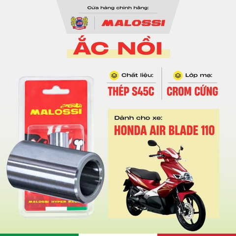 Ắc nồi Air Blade 110 thép cao cấp Malossi