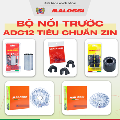Bộ nồi tay ga trước tiêu chuẩn ADC12 Malossi dành cho Honda