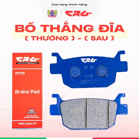 Bố thắng đĩa sau CRG Cellulose chính hãng tăng ma sát ceramic chống cháy