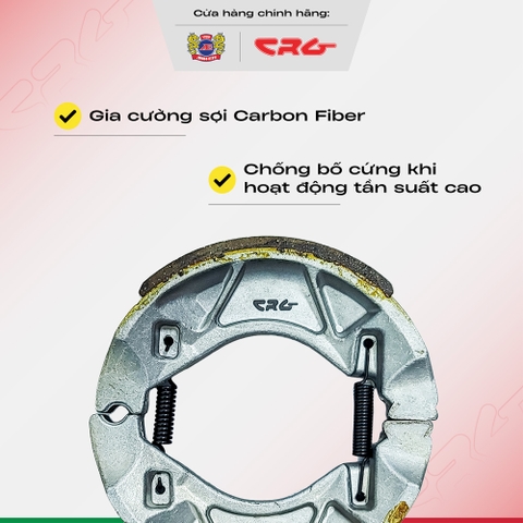 Bố thắng đùm trước Sirius CRG 100% từ nhôm ADC12 tăng ma sát chất lượng vượt trội