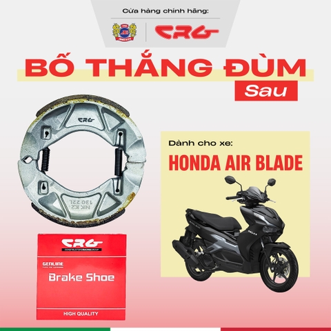 Bố thắng đùm sau Air Blade CRG 100% từ nhôm ADC12 tăng ma sát chất lượng vượt trội