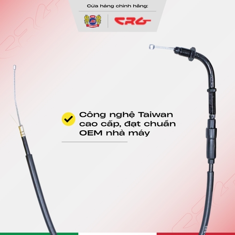 Dây ga Exciter 135 thép thay thế CRG bền bỉ như zin