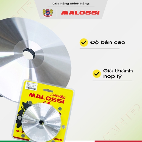 Bộ nồi tay ga trước bạc thau dầu cao cấp Malossi  dành cho Honda