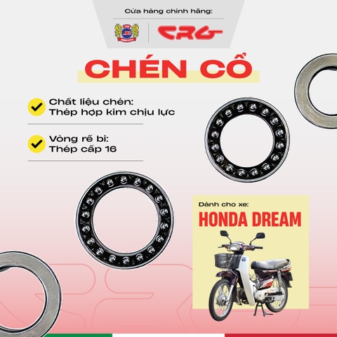 Chén cổ Dream hợp kim thép CRG chịu lực bền bỉ