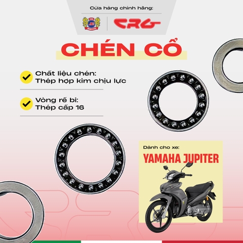 Chén cổ Jupiter hợp kim thép CRG chịu lực bền bỉ