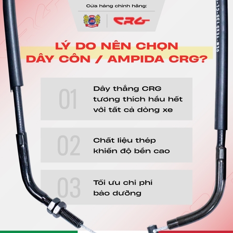 Dây côn Exciter 150 thép chịu lực CRG chống mài mòn vận hành êm ái vào số mượt mà
