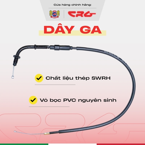 Dây ga thép thay thế CRG bền bỉ như zin