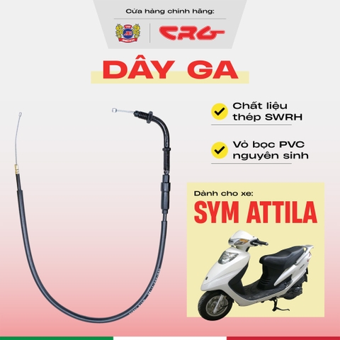 Dây ga Attila thép thay thế CRG bền bỉ như zin