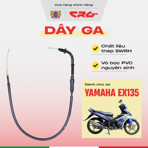 Dây ga Exciter 135 thép thay thế CRG bền bỉ như zin