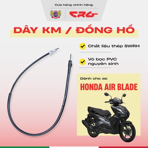 Dây công tơ mét Air Blade báo tốc CRG thép bền bỉ phù hợp tất cả dòng xe