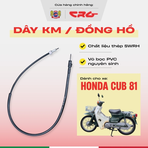 Dây công tơ mét Cup 81 báo tốc CRG thép bền bỉ phù hợp tất cả dòng xe