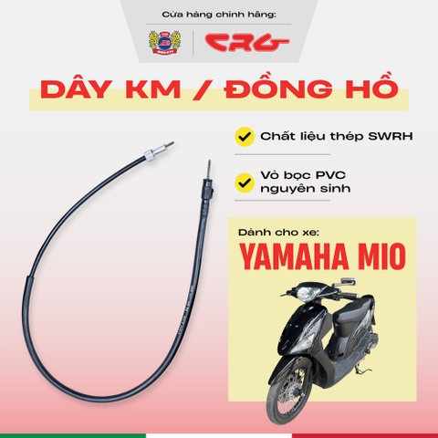 Dây công tơ mét Mio báo tốc CRG thép bền bỉ phù hợp tất cả dòng xe