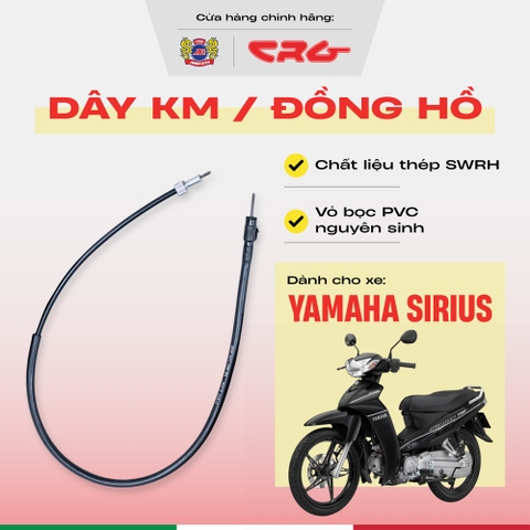 Dây công tơ mét Sirius báo tốc CRG thép bền bỉ phù hợp tất cả dòng xe
