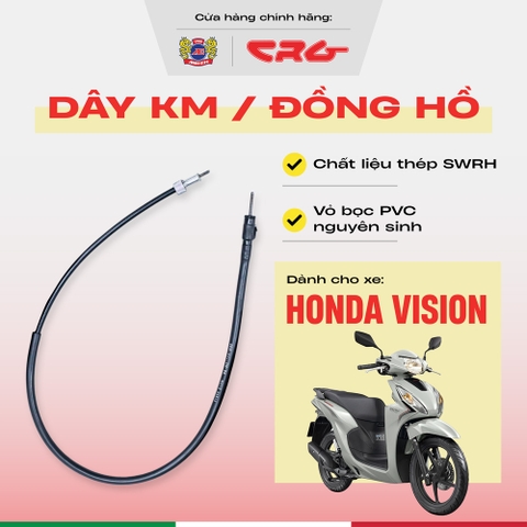 Dây công tơ mét Vision báo tốc CRG thép bền bỉ phù hợp tất cả dòng xe