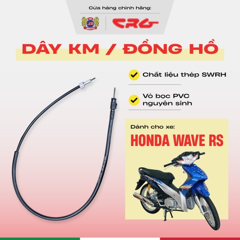 Dây công tơ mét Wave RS báo tốc CRG thép bền bỉ phù hợp tất cả dòng xe