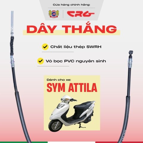 Dây thắng Attila thép chịu lực CRG chống mài mòn