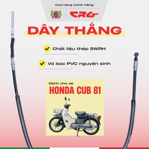 Dây thắng Cup 81 thép chịu lực CRG chống mài mòn