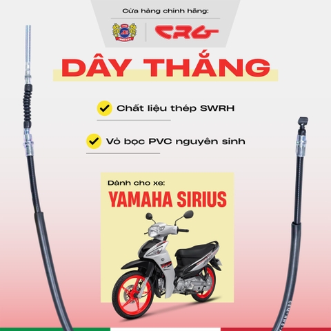 Dây thắng Sirius Fi thép chịu lực CRG chống mài mòn