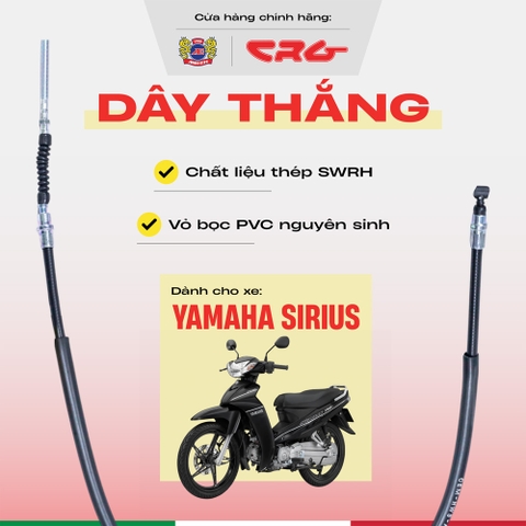 Dây thắng Sirius thép chịu lực CRG chống mài mòn