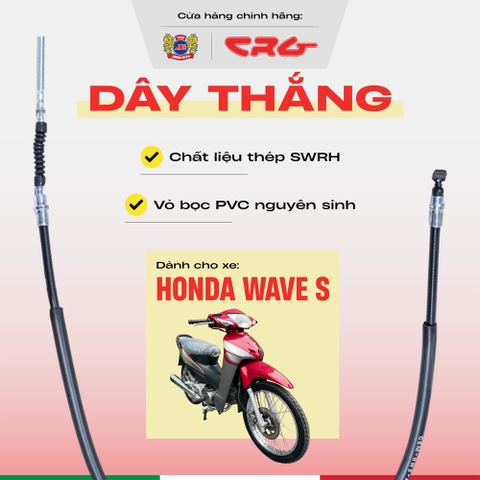 Dây thắng Wave S thép chịu lực CRG chống mài mòn