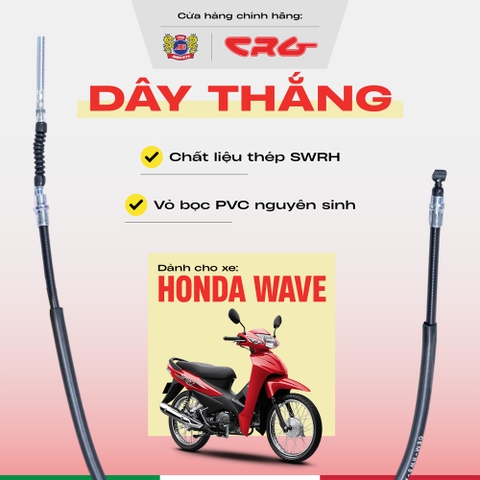 Dây thắng Wave thép chịu lực CRG chống mài mòn