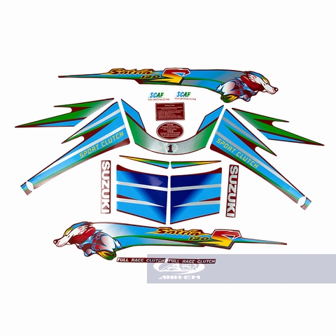 Tem satria 2000 (chó) Đô - DC-0083