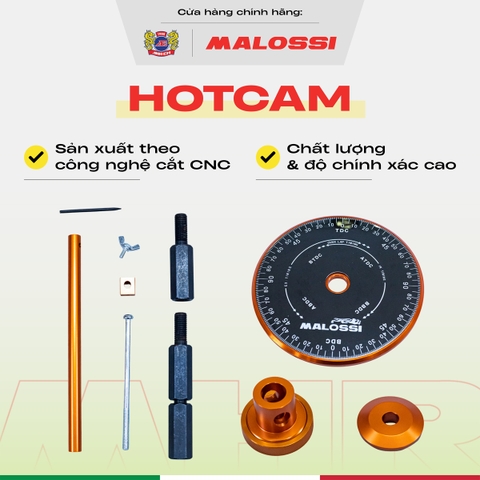 Bảng chia độ Hotcam Malossi dành cho anh em thầy thợ xe máy quay góc cam