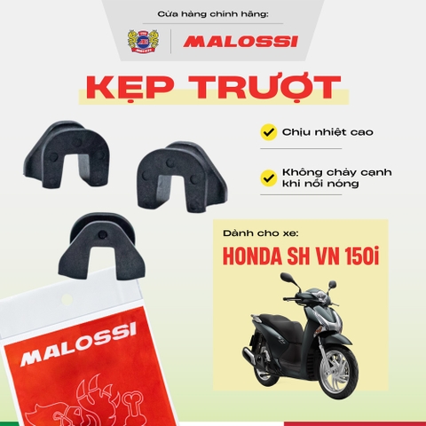 Kẹp trượt SH 150i bằng nhựa nhập khẩu Nhật Bản Malossi