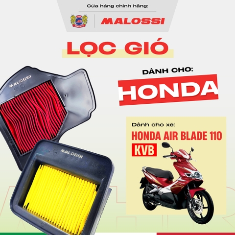 Lọc Gió Airblade 110 Fi Giấy Dầu Cao Cấp Malossi