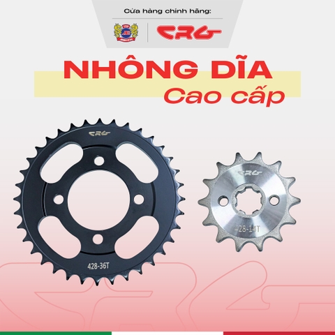 Nhông dĩa plus CRG dành cho nhiều dòng xe