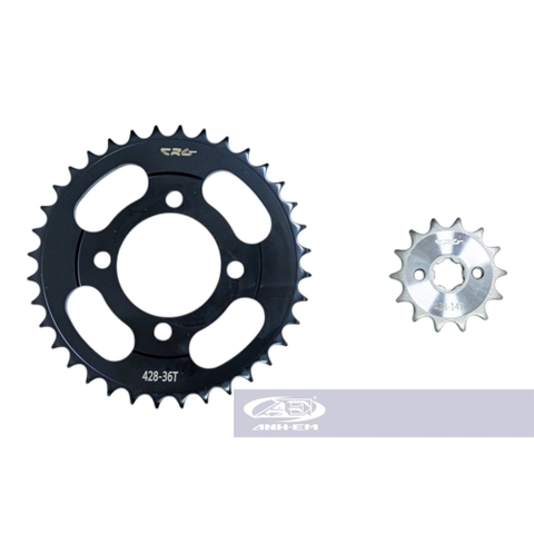 CRG BỘ NHÔNG DĨA DREAM ĐEN 36T-14T