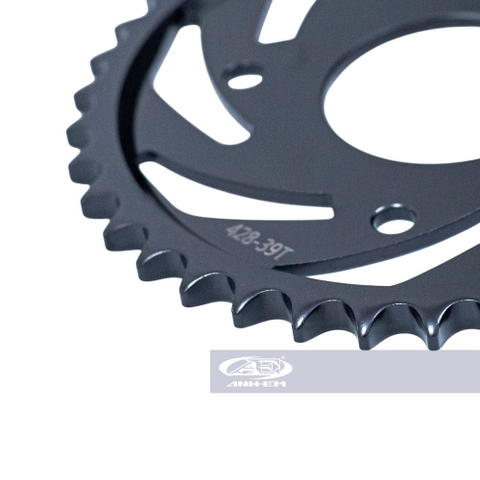 BỘ NHÔNG DĨA CRG RAIDER  MÀU ĐEN 39T-14T