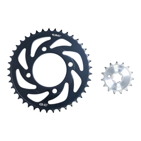 BỘ NHÔNG DĨA CRG SIRIUS FI MÀU ĐEN 41T-15T