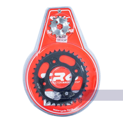 CRG BỘ NHÔNG DĨA WAVE/RS ĐEN 36T-14T