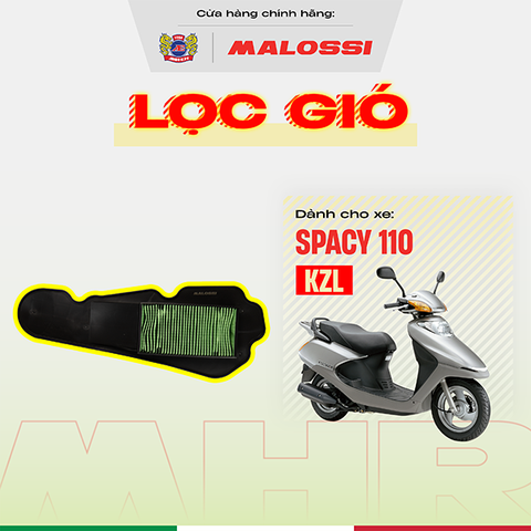 Lọc gió dầu xe máy Malossi cho xe Scapy i110 lọc bụi vượt trội chuẩn zin