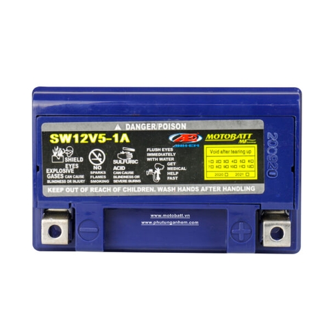 Bình điện MTB 12V5-1A - LỠ SW - MTB-SW12V5-1A