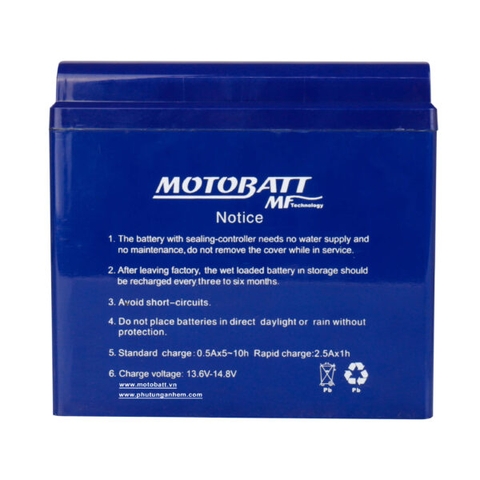 Bình điện MTB 12V5-1A - LỠ SW - MTB-SW12V5-1A