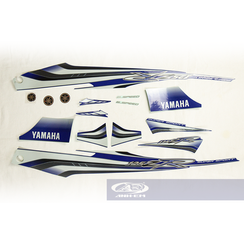 Tem yaz xanh trắng zin - YAZ125-0306