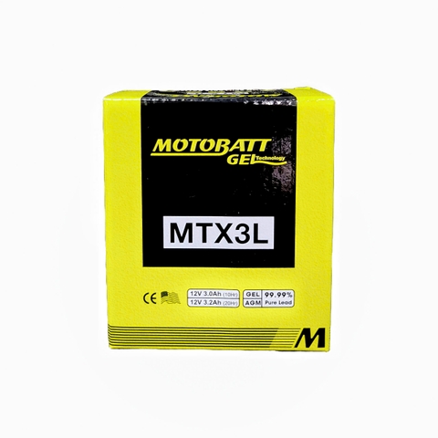 BÌNH MOTOBATT 3L (12V~3A) SPORT GEL MTB-MTX3L