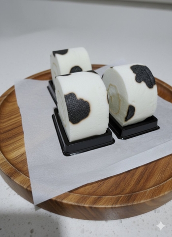 Bánh bông lan cuộn bò sữa